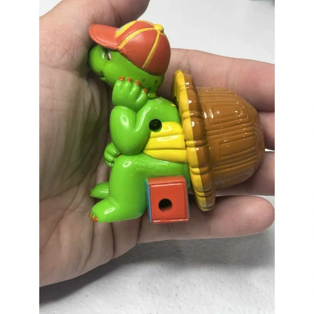 Vtg Franklin The Turtle Deluxe Desktop Set Tape Dispenser Pencil Sharpen Stapler